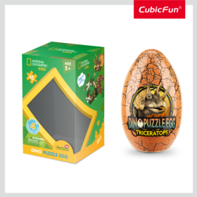 Cubic Fun - Puzzle In Cutie Triceratops 63 Piese Cubic Fun - 1